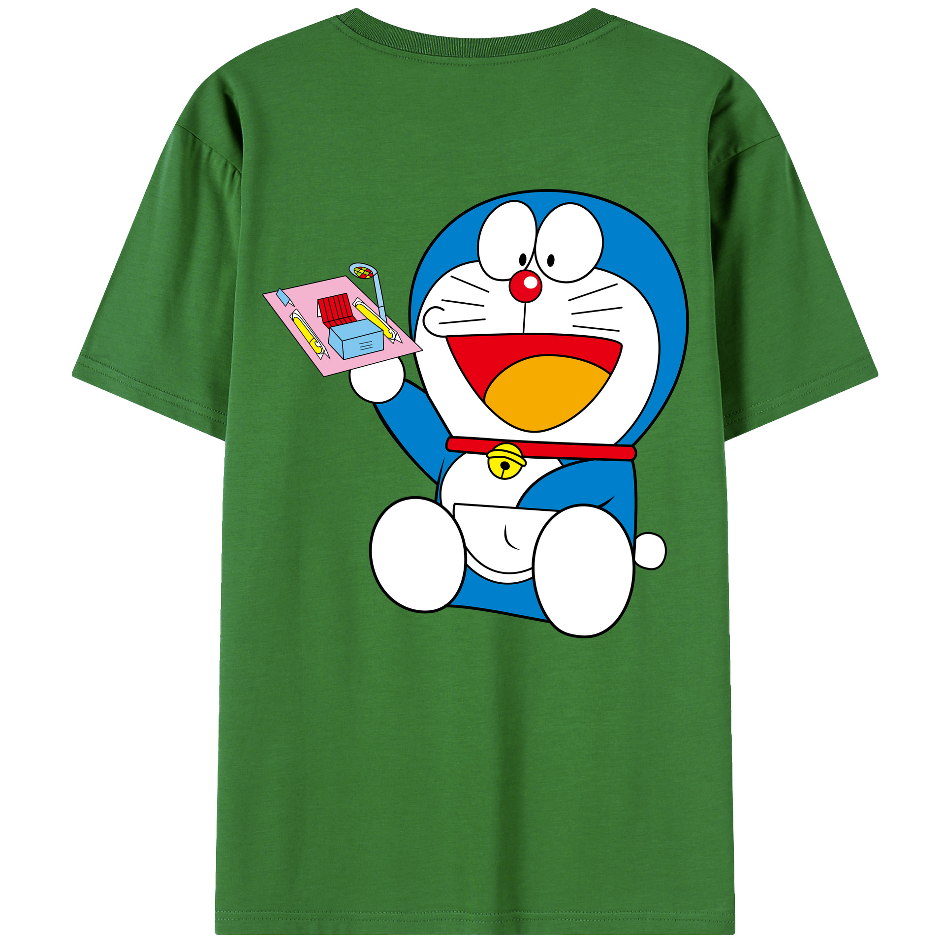 （画像用） ドラえもん Doraemon レディース半袖Tシャツ(バックプリント)